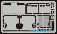 Photo-etched set 1/35 Tiger I late Zimmerit, for Tamiya kit