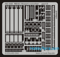 Eduard  35543 Photo-etched set 1/35 M3A1 Stuart exterior, for Academy kit