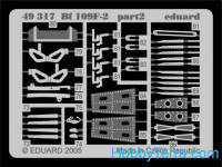 Eduard  49317 Photo-etched set 1/48 Bf 109F-2, for Hasegawa kit