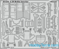 Eduard  49676 Photo-etched set 1/48 L-29 Delfin interior (self adhesive), for AMK kit