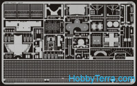 Eduard  53004 Photo-etched set 1/350 Tirpitz, for Tamiya kit