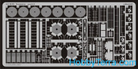 Eduard  53019 Photo-etched set 1/350 Yamato battleship, for Tamiya kit