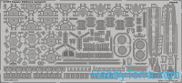 Eduard  53072 Photo-etched set 1/350 Yamato new tool, for Tamiya kit