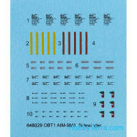 Eduard  648029 Brassin 1/48 AIM-9M/L Sidewinder