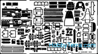 Photo-etched set 1/72 Ju-87D-5 Stuka, for Fujimi kit