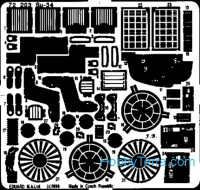 Photo-etched set 1/72 Su-34, for Italeri kit