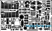 Photo-etched set 1/72 P1Y Ginga/Frances, for Hasegawa kit