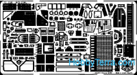 Photo-etched set 1/72 Mig 23 ML, for Italeri kit