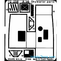 Photo-etched set 1/72 A-3 Skywarior, for Hasegawa kit