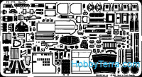 Photo-etched set 1/72 Su-25K Frogfoot, for Italeri kit