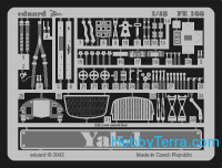 Photo-etched set 1/48 Yak-1, for Accurate Miniatures kit kit