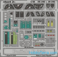 Photo-etched set 1/48 Buffalo Model339, for Tamiya kit