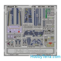 Photo-etched set 1/48 F-8J Crusader, for Hasegawa kit