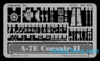 Photo-etched set 1/72 A-7E Corsair II, for ESCI/Italeri kit