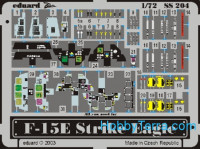 Photo-etched set 1/72 F-15 Strike Eagle Color, for Hasegawa kit