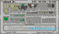 Photo-etched set 1/72 Hurricane Mk.IIc Color, for Revell kit