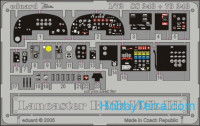 Photo-etched set 1/72 Lancaster B Mk.I/Mk.III Color, for Hasegawa kit