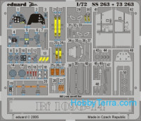 Photo-etched set 1/72 Bf 109G-14 Color, for Academy kit