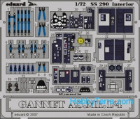 Photo-etched set 1/72 Gannet AS.Mk.1/4 Color, for Trumpeter kit