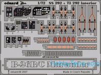 Photo-etched set 1/72 B-26B/C Marauder Color, for Hasegawa kit