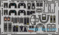 Photo-etched set 1/72 Rafale B interior, for Hobbyboss kit