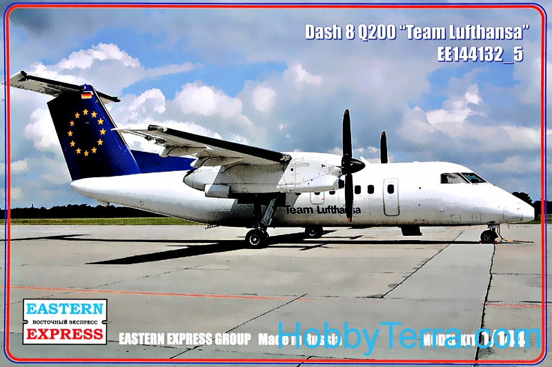 Eastern Express 1/144 Bombardier Dash 8 Q200 American West Express Model Kit 