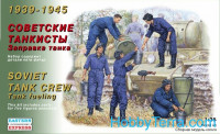 Soviet tank crew tank fueling, 1939-1945