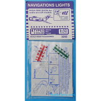 Navigation lights: Green, red, clear, 12x3 pcs.