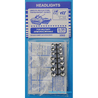 Headlights for military armored models, 14 pcs
