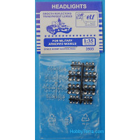 Headlights for military armored models