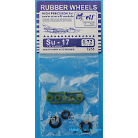 Rubber wheels 1/72 for Su-17
