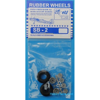 Rubber wheels 1/72 for SB-2
