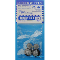 Rubber wheels for TB-1