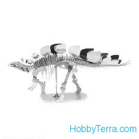 3D metal puzzle. Stegosaurus Skeleton
