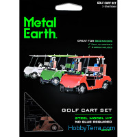 3D metal puzzle. Golf Cart Set