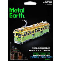 3D metal puzzle. Melbourne tram