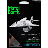 3D metal puzzle. Lockheed F-117 Nighthawk