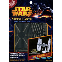 3D metal puzzle. Star Wars. TIE Fighter