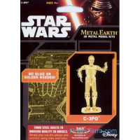 3D metal puzzel. C-3PO