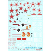 Decal for Yak-9, red warhorses