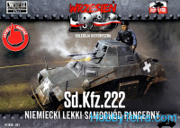 Sd.Kfz.222 German Light Armored Car (Snap fit)