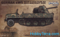 WWII German sWS General Cargo Version with 3.7cm FlaK43