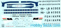 Decal 1/144 for Tu-134/134A/134A-3 Malev Airlines