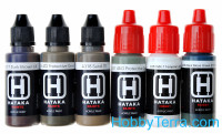 Hataka  AS95 Set of paints. WW2 Soviet AFV, 6 pcs