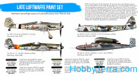 Hataka  BS03 Set of paints. Late Luftwaffe, 6 pcs