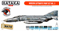 Set of paints. Modern Luftwaffe vol.3, 6 pcs