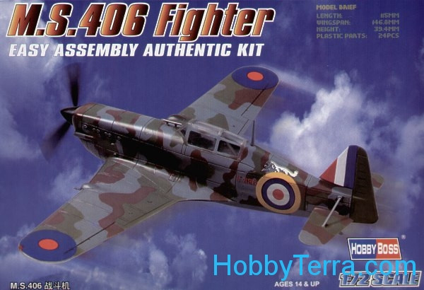 Hobby Boss  80235 French M.S. 406 Fighter