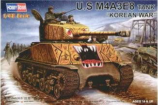 Hobby Boss US M4a3e8 Tank Korean War Kit 84804 1/48 Scale for sale online