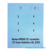 Hobby Boss 82913 German WR360 C12 Locomotive