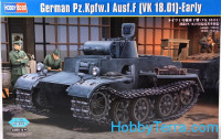 German Pz.Kpfw.I Ausf.F (VK1801) tank, early prod.